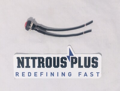 NitrousPlus Momentary Push Button Switch Nitrous Purge, Line Lock, Trans Brake