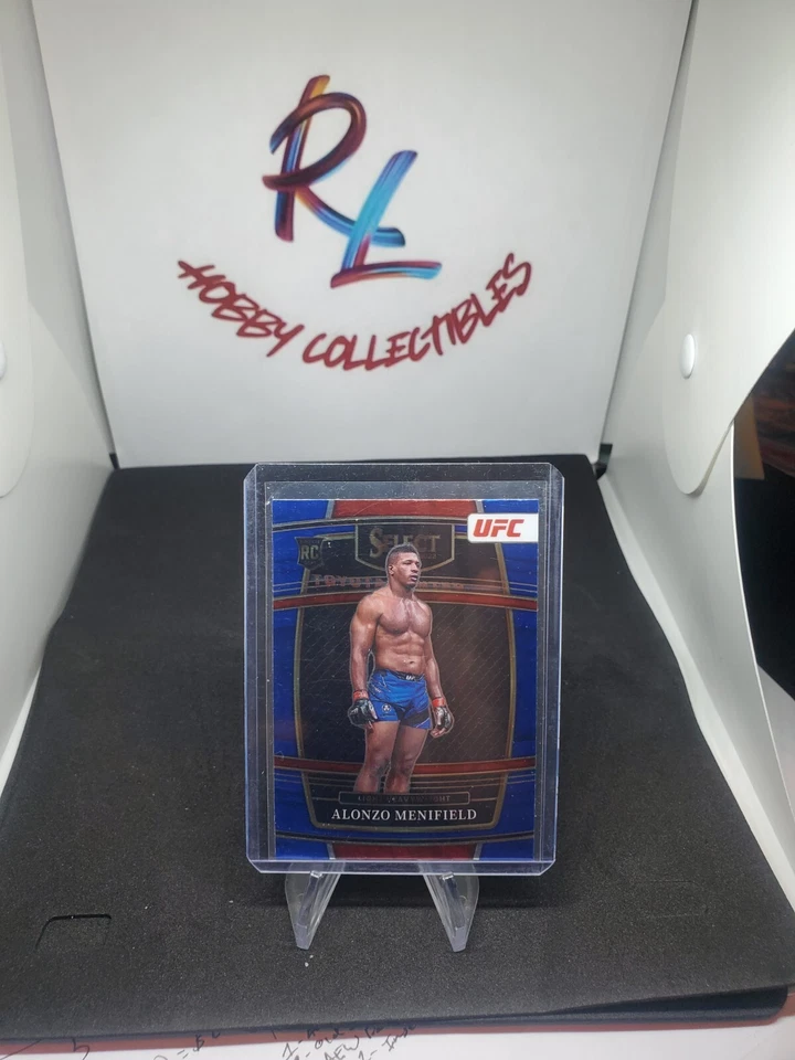 Retail BLUE Rookie Rc ALONZO MENIFIELD 2022 SELECT UFC  #4 - Image 3 of 4