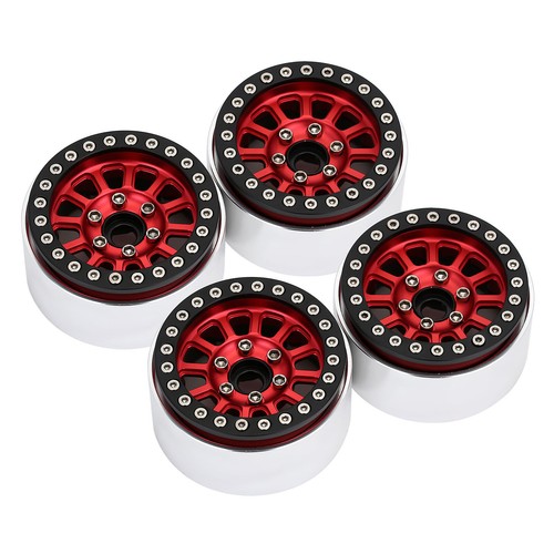 INJORA 1.9" Beadlock Wheel Rims for 1/10 RC Car TRX4 SCX10 90046 AXI03007,YQW37 - Picture 6 of 31