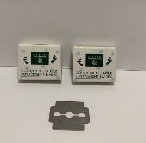Earth Therapeutics Corn Callus Replacement Shaver Blades 10 Blade Pack LOT OF 2 - Picture 5 of 12