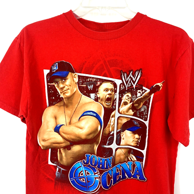 Vintage 2008 JOHN CENA WWE Wrestling T Shirt Mens Sz Large Hybrid