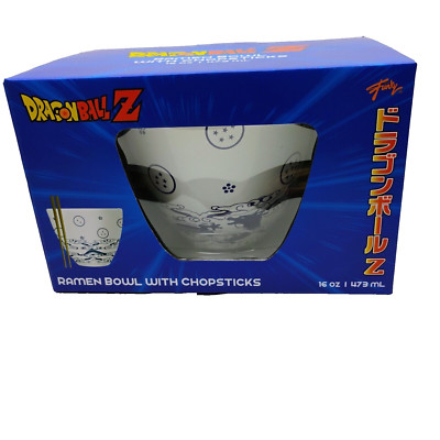 DragonBall Z  Ramen Bowl with Chopsticks 16oz Bird Studio/Shuiesha BRAND NEW