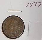 A Nice Indian Head Penny from 1897!  Free Shipping!