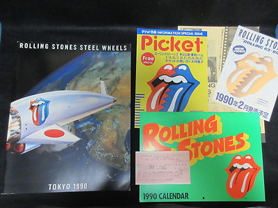 Rolling Stones　Steel Wheels 1990年　T The Rolling Stones STEEL WHEELS 1990 RARE Original Germany