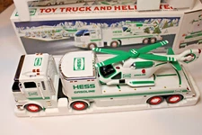 2006 Hess Toy Truck and Helicopter, New in Box Oil Gas Truck Memorabilia