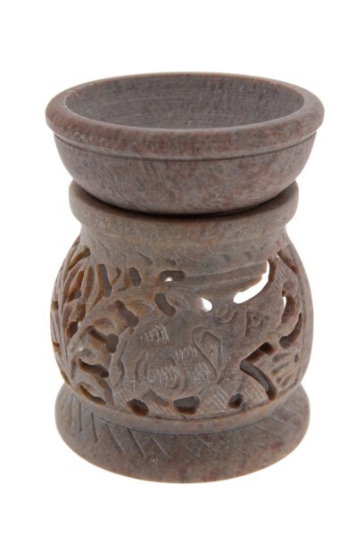 Aromalampe - Raja - aus Naturspecktein von Berk