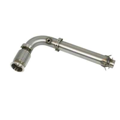 Stainless GGB Exhaust Turbo Bypass Pipe 2017 2018 2019 Can Am Maverick X3 RR