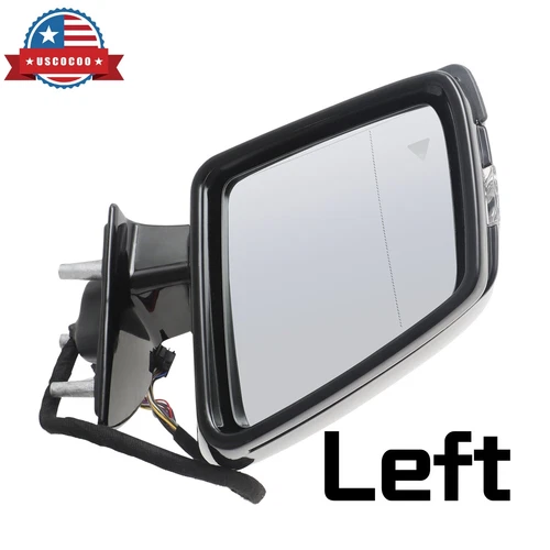 Driver Side Car Side Door Mirrors W/Blind Fit for Mercedes Benz W164 X164 ML GL