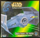 1996 Kenner Star Wars  POTF II DARTH VADER'S TIE FIGHTER & DARTH VADER Set MIB