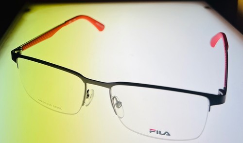 Fila Mens Gunmetal Rimless Rectangle Metal Eyewear Frame VF9969. 627. 54mm - 第 7/12 張圖片