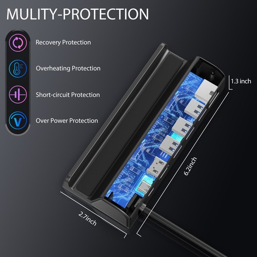 6-in-1 S5 Dock Stand LAN Mode Docking Station For Valve Steam Deck HDMI 2.0 4K - Picture 7 of 11