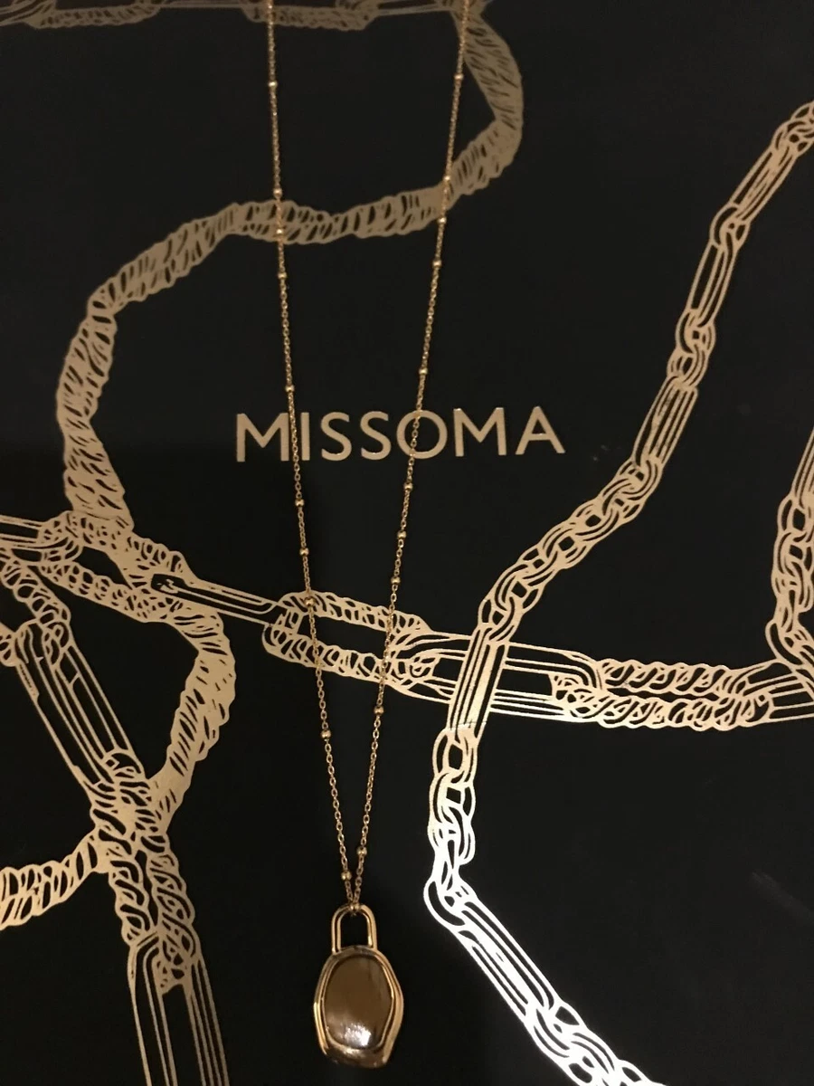 Missoma 18 carat gold plated layering necklace RRP 135 perfect