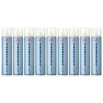 9 x Wella Performance Strong Haarspray Extra Stark 500 ml