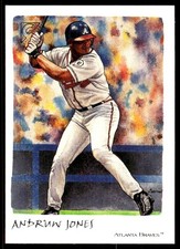 Andruw Jones 2002 Topps Gallery #74 Braves MLB READ FREE SHIPPING AutographDen
