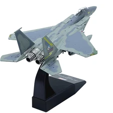 1/100 Scale American F15A F-15A Eagle Supersonic Fighter Jet Alloy Model Plane
