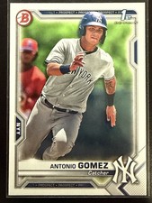 Antonio Gomez 2021 Bowman #BP-82 Prospects New York Yankees