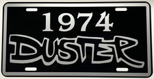 1974 74 Duster Metal License Plate Plymouth Muscle Car Slant Six 340 Classic 1974 74 Duster Metal License Plate Plymouth Muscle Car Slant Six 340 Classic