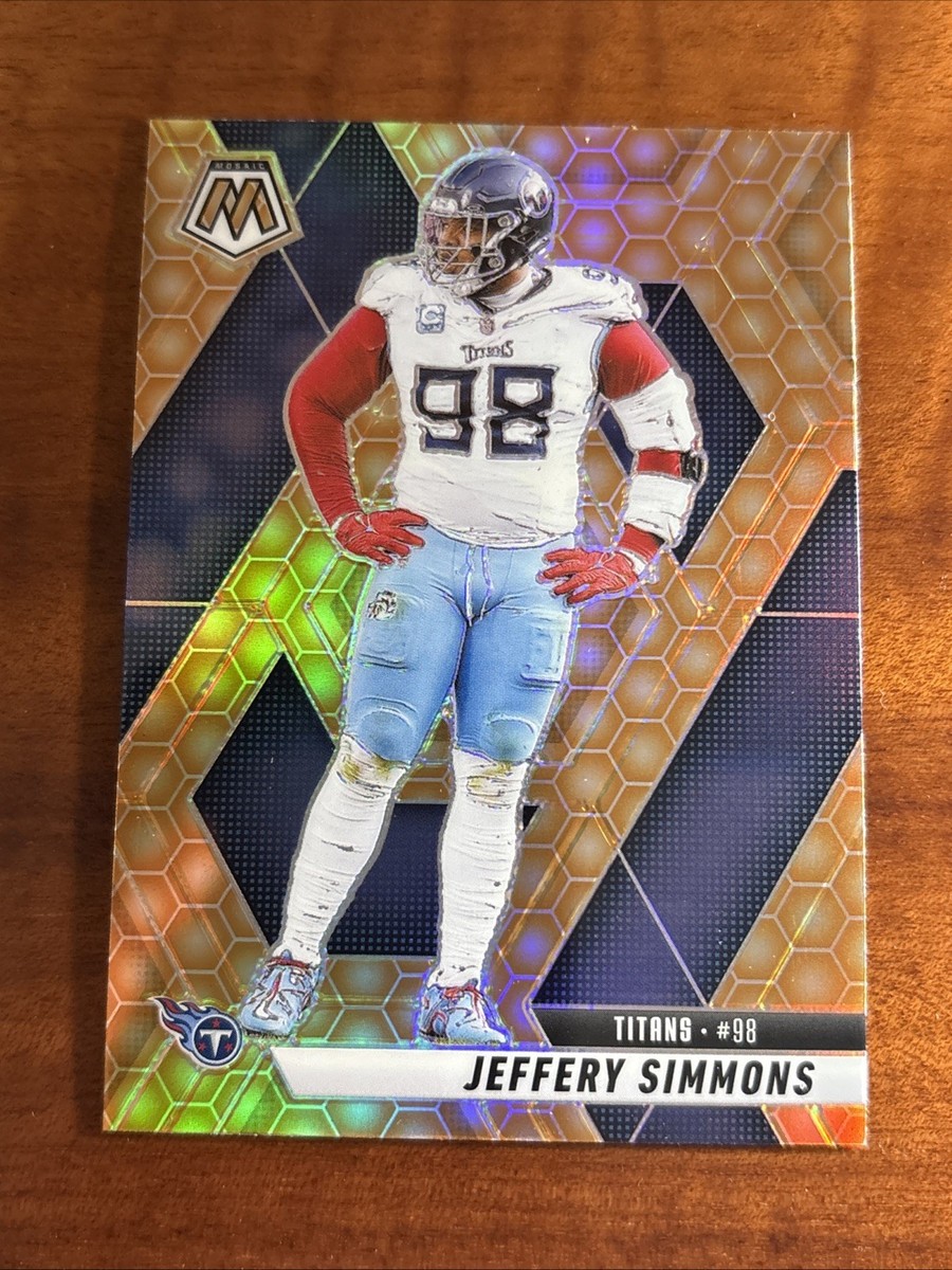 2025 Panini Mosaic - Jeffery Simmons #81 Honeycomb Prizm for sale