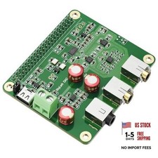 HiFi DAC Pro Hat with ES9038Q2M Chip for Raspberry Pi 5/4/3B /3B/Zero - High