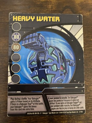 Bakugan Card - Heavy Water - Blue Ability Card - BA384a - 37/48e - 2008