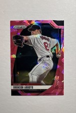 2025 Panini Prizm - Bronson Arroyo, Bronson Arroyo #31 Pink Ice Prizm