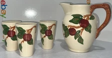 Vintage Franciscan Apple Pitcher Earthenware