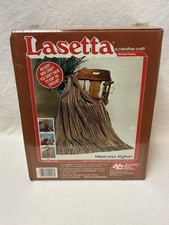 Lasetta Creative Craft Mexican Afghan Blanket Kit National Yarn Crafts Unopened