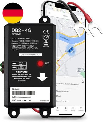 Gpslive DB2-4G GPS Tracker Auto, Motorrad, Wohnmobil, KFZ | Made in EU | Einfach