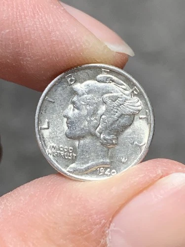 1940-P Mercury Dime 10c 90% Silver BU Uncirculated Coin