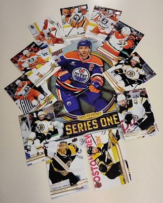 50% Discount Coupon ~2025-26 UPPER DECK NHL HOCKEY ~SERIES 1 BASE CARDS ~# 1-200