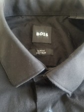Hugo Boss Black Men s Long Sleeves Shirt Slim Fit Easy Iron, Size 16- 41