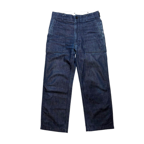 Engineered Garments, Vintage Engineered Garments Fatigue Pants Denim Made USA Talon Zip W31