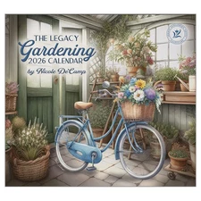 Legacy Publishing Group,  Gardening 2026 Wall Calendar, 13.38'' X 12.13'', 12-Mo