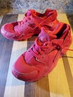 Nike Air Huarache Triple Red Grade School size 5.5Y 654275-600 good condition — photo 2