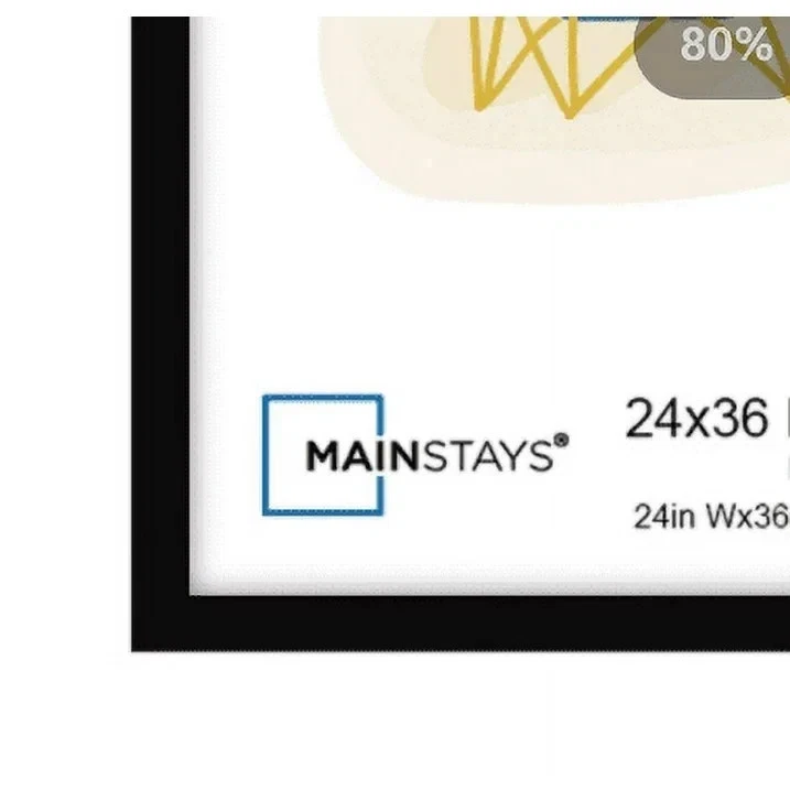 Mainstays 24 x 36 основной черный плакат рамка Бесплатная и быстрая доставка черный плакат рамка - Изображение 4 из 4