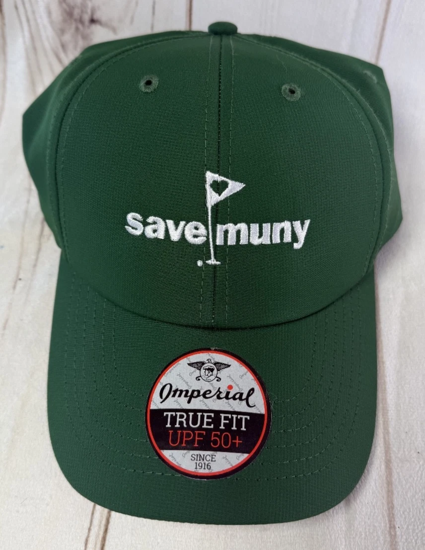 New Imperial Green Save Muny Conservancy True Fit Golf Strap Back Hat