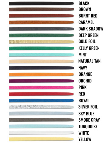 American Leather Direct Lace - 1/4" x 72" Many Colors Available