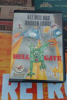 Hell Gate (Llamasoft 1984) Commodore 64 (Tape,Box) works 8-bit classic C64