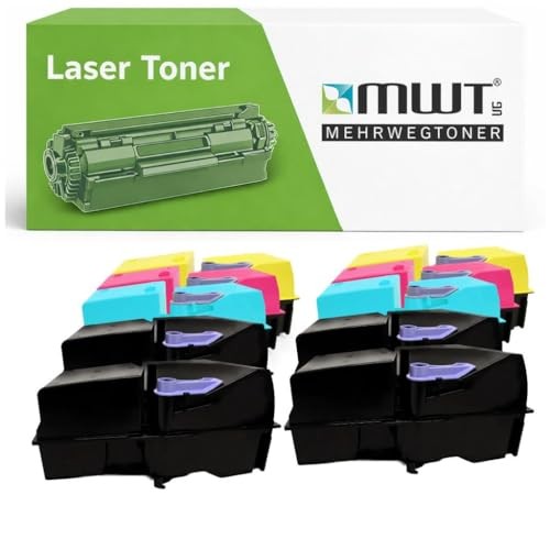 Eurotone 10X Tonerkassette Kompatibel FüR Kyocera TK820 Mehrfarbig PLUS15-image