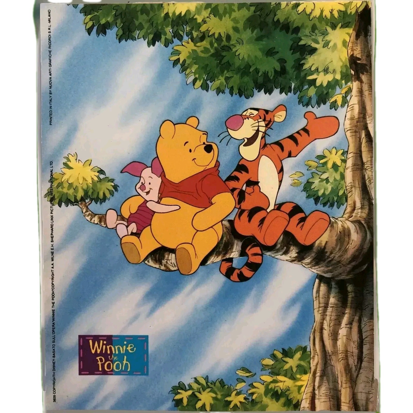 Andere Animationskunst & Merchandise Sammlerstücke "Winnie Puuh und Tigga" Druck