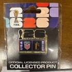 FIFA World Cup 2026 Officially Licensed Pin USA vs Belgium Seattle 7/6/26 — photo 1