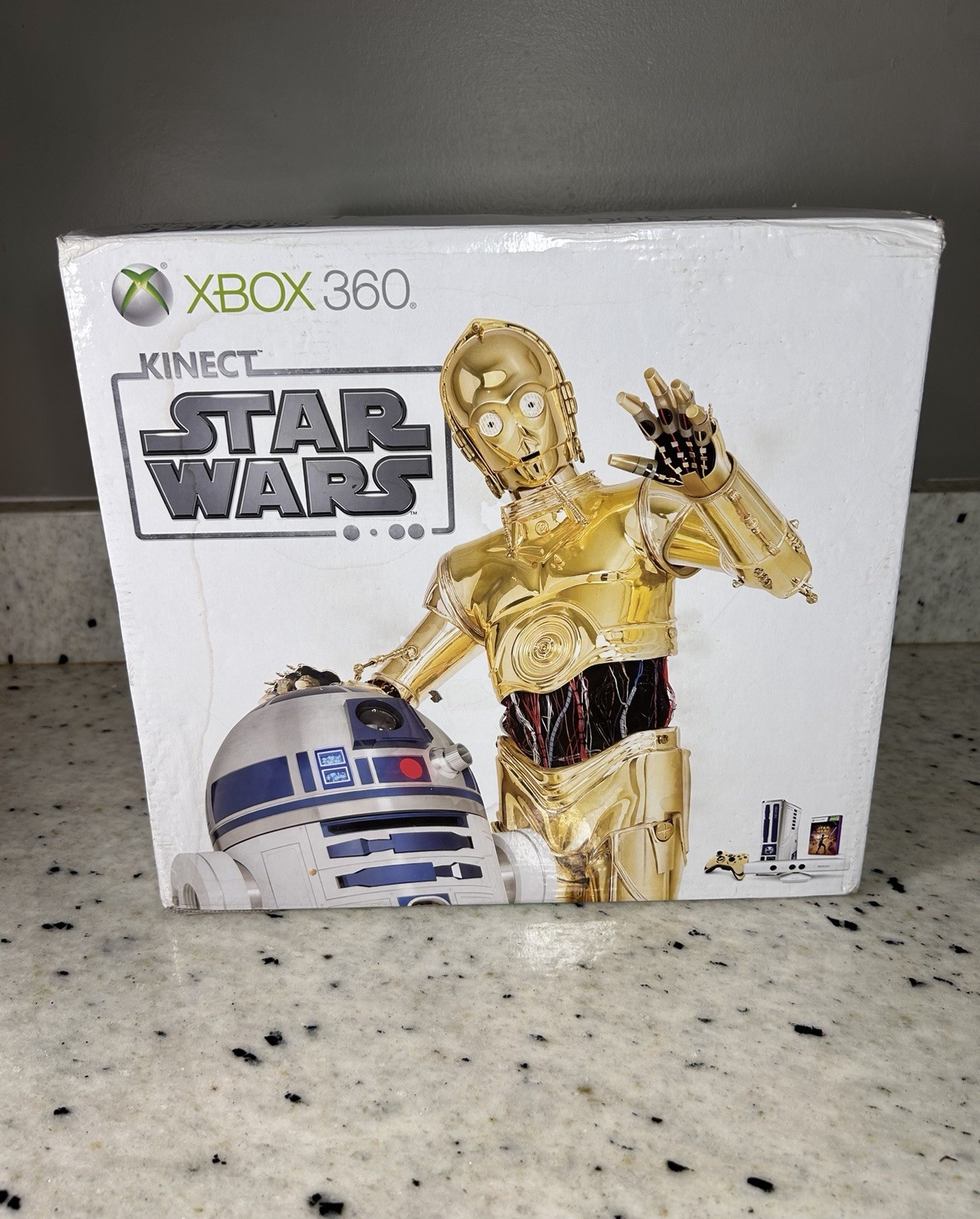 Microsoft XBOX 360 Limited Edition Star Wars Kinect 320GB Console Brand New