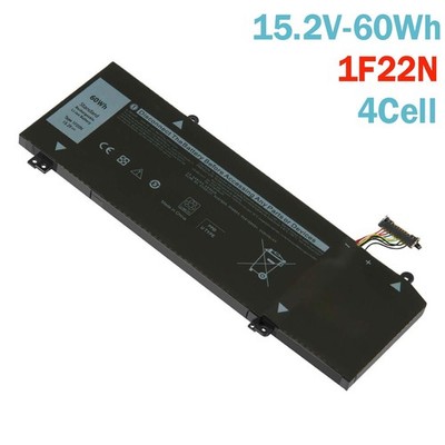 Battery 1F22N For Dell Alienware M17 M15 R1 G7 7590 7790 G5 15 5590 JJPFK 60Wh