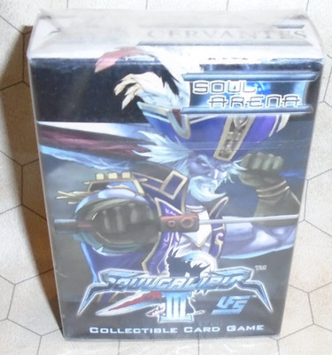 Soul Calibur III, Soul Arena CCG Starter: Cervantes de Leon SEALED - Sabertooth