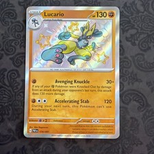 Lucario Shiny Rare Holo 174/091 SV: Paldean Fates on eBay