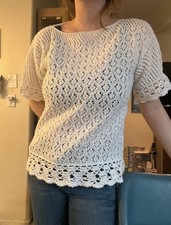 Vintage Knit And Crochet Top