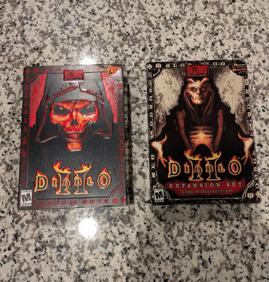 Diablo 2 w/Expansion PC And Diablo 3 PC Set