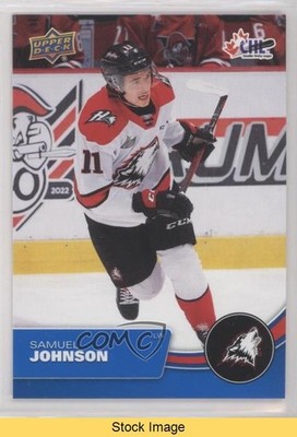 2021-22 Upper Deck CHL Blue Samuel Johnson #149 READ 4f0
