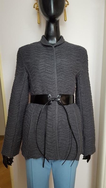 Women Blumarine Sweater Grey Wool 36 / S / 44