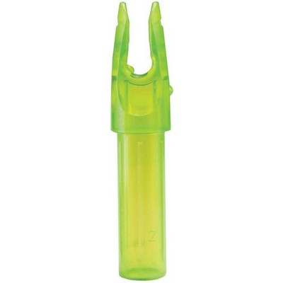 Carbon Express .244 Launchpad Precision Nock 12-Pack - Clear/Green